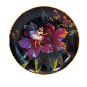 Danbury Mint Good Morning Miss Ladybug The Enchanted Garden Plate Fairycore